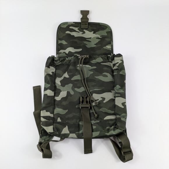 Victoria’s Secret PINK Collection Mini Camo Green Backpack Tote Bag Travel Purse - Picture 5 of 16